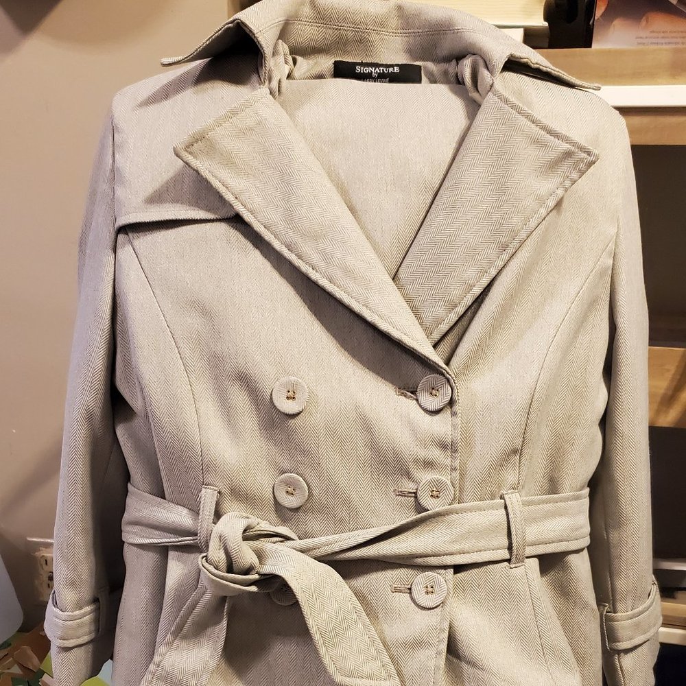 'Retro' Signature by Larry Levine Double Breasted Pants Suit Size 14